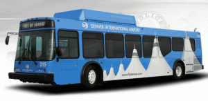 Denver International Airport Bus Wrap