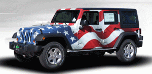 Jeep Wrangler Vehicle Wrap