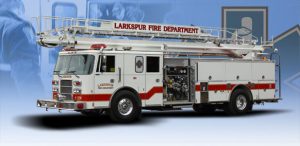 Larkspur Fire Department - Fire TruckGraphics