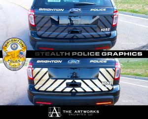 Steakth Police Car Graphics