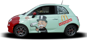 McDonalds Fiat Fleet Wrap