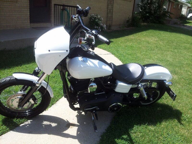 Harley Davidson Twotone Matte White & Black Wrap